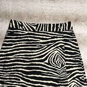Zebra stripe Ideology wrap skirt